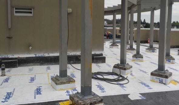 Foam insulation providing thermal air barrier protection