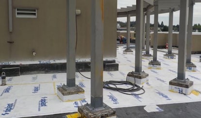 Foam insulation providing thermal air barrier protection