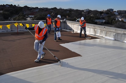 Siplast PMMA Roof Membrane Install