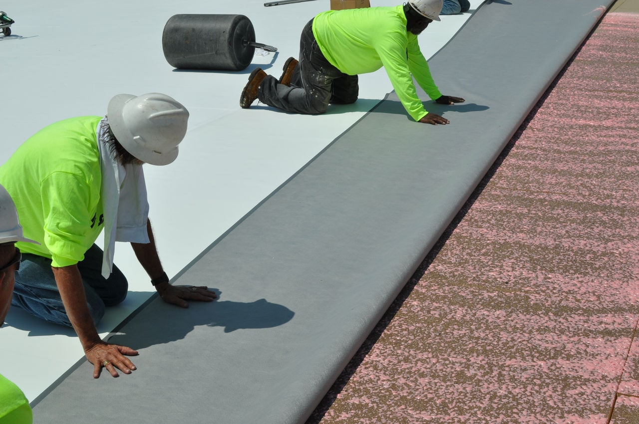 Single-Ply Parasolo KEE Smooth Membrane Application