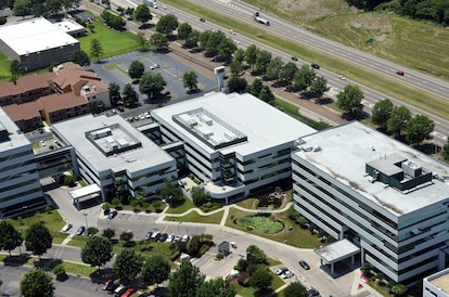 SBS-modified bitumen roofing system.